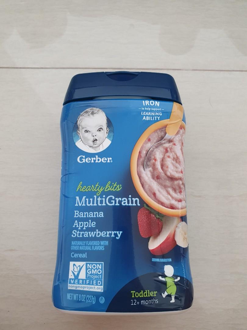 Brand new Gerber Multi grain Banana Apple Strawberry Cereal, Babies