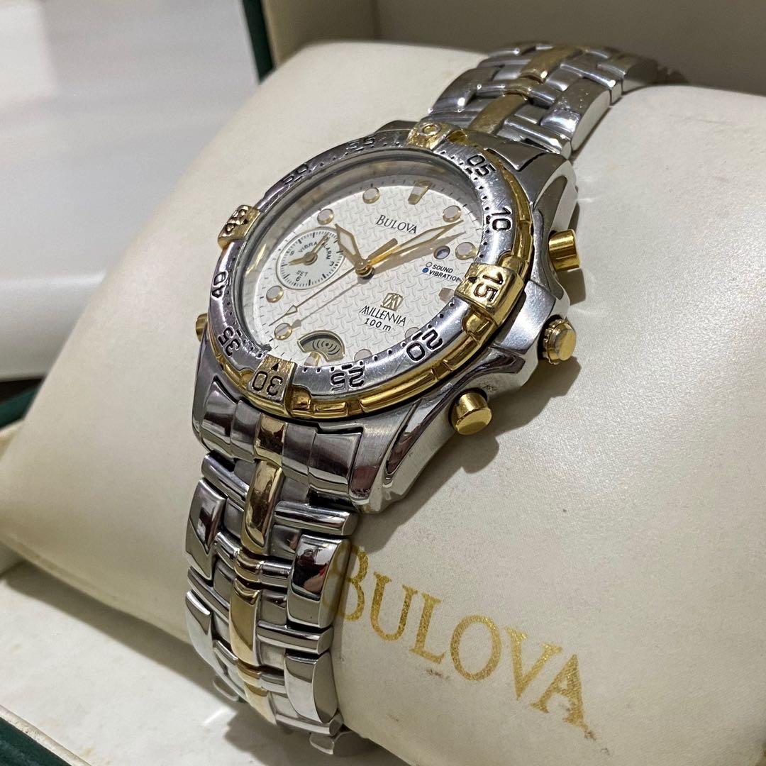 Pre loved Mens Bulova Millenia 98A48 Vibration Alarm Men s Fashion Watches Accessories Watches on Carousell