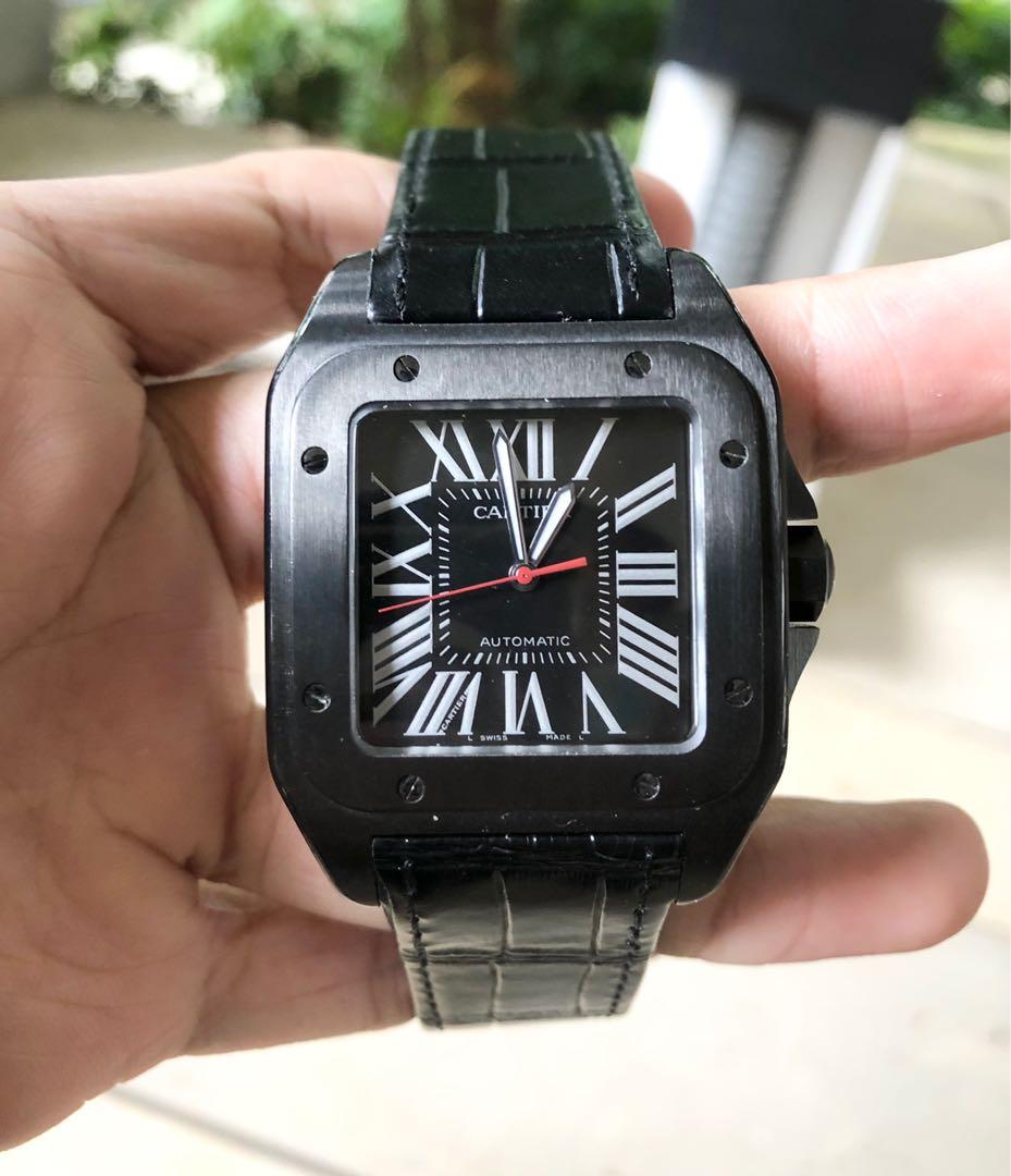 Cartier santos 100 discount v6f