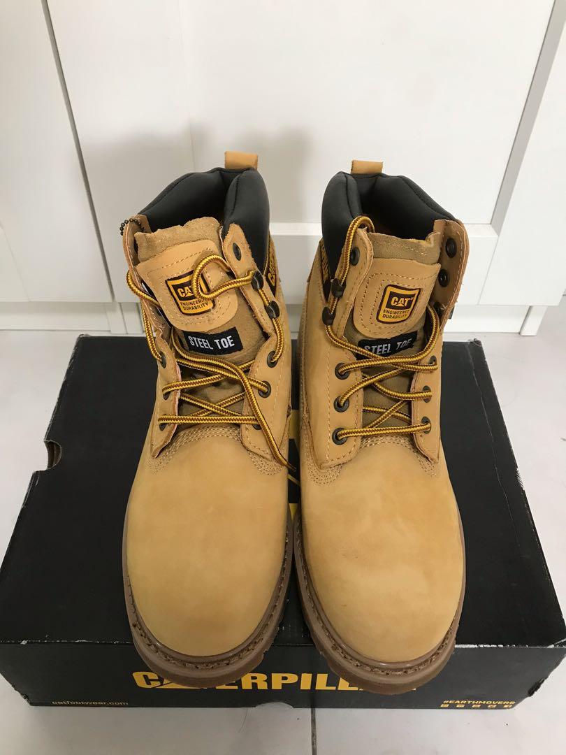 Caterpillar boots steel hot sale toe cap