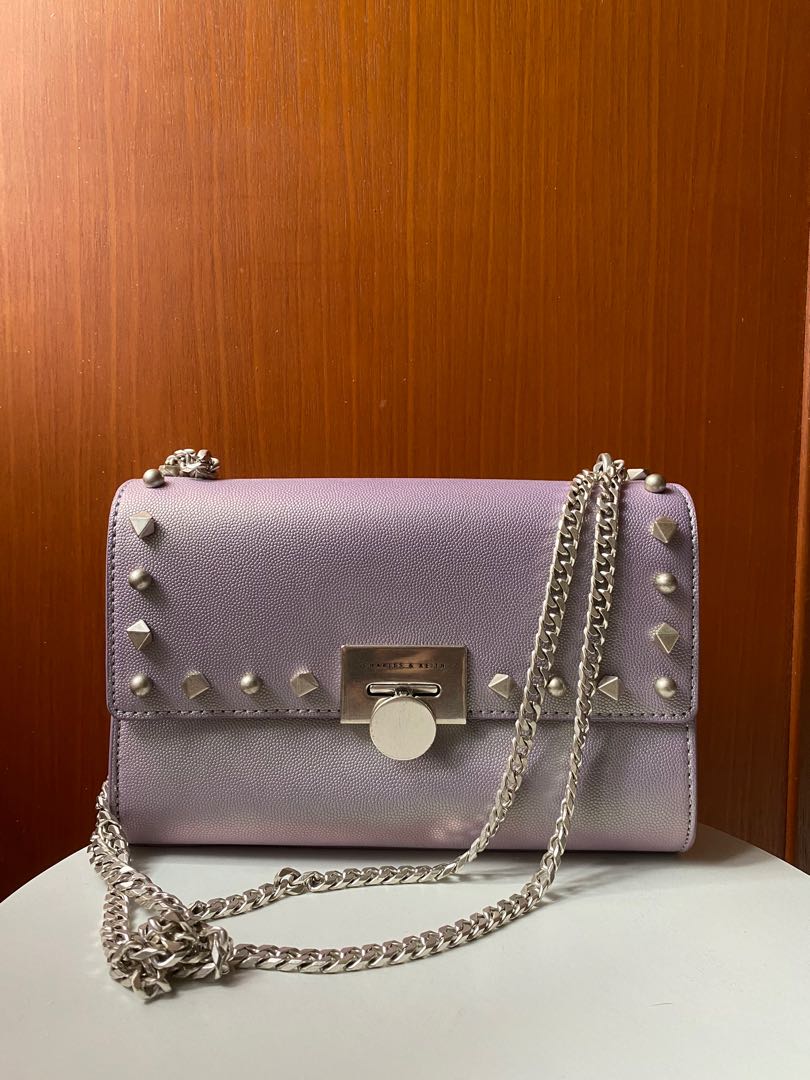 Charles Keith lilac bag