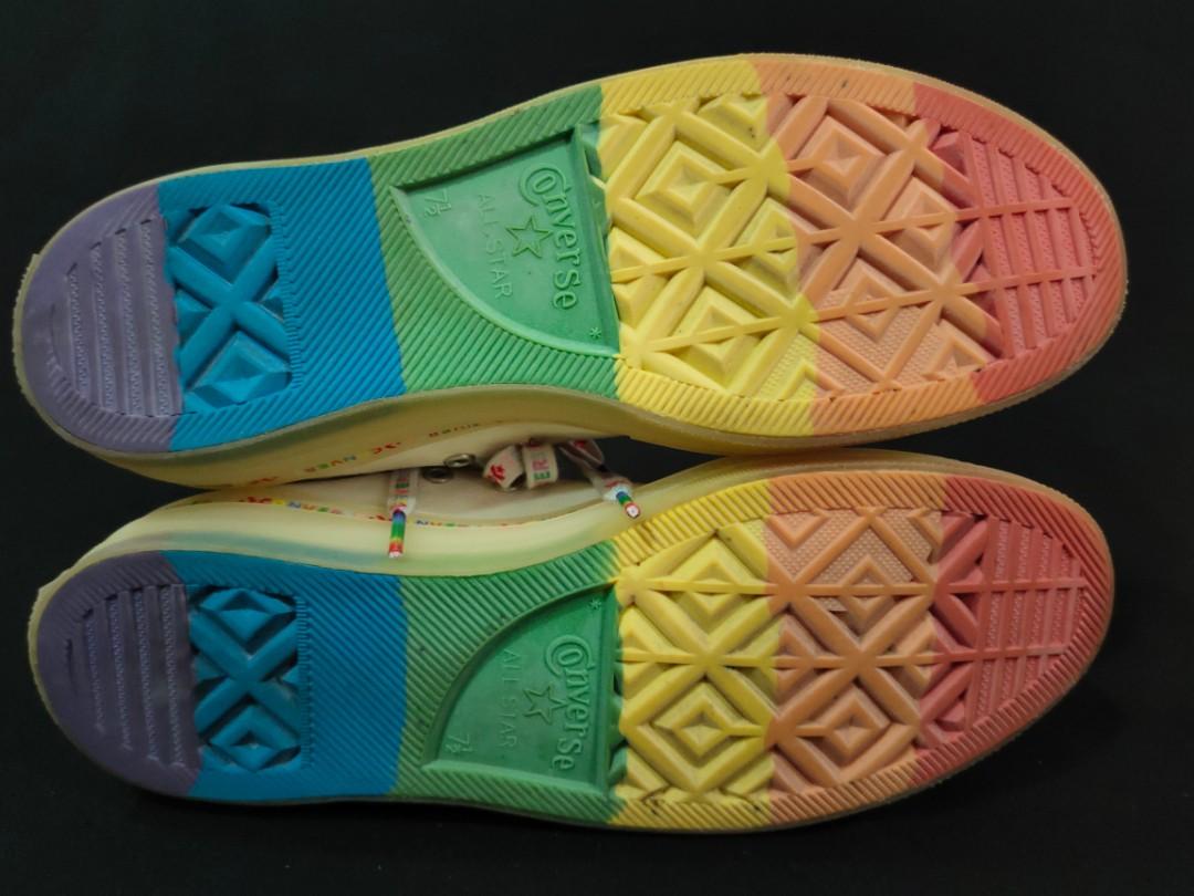 Converse rainbow jelly shoes top