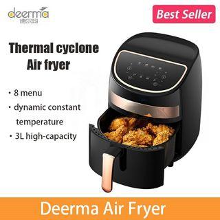 Deerma KZ100 Air Fryer 3L Intelligent Large Capacity Home Automatic Frying Pan Oil Free Low Fat