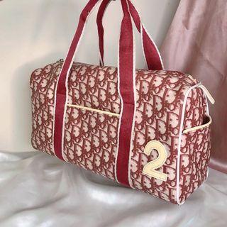 Dior 中古袋 老花手袋 dior老花中古袋 dior vintage bag gym bag