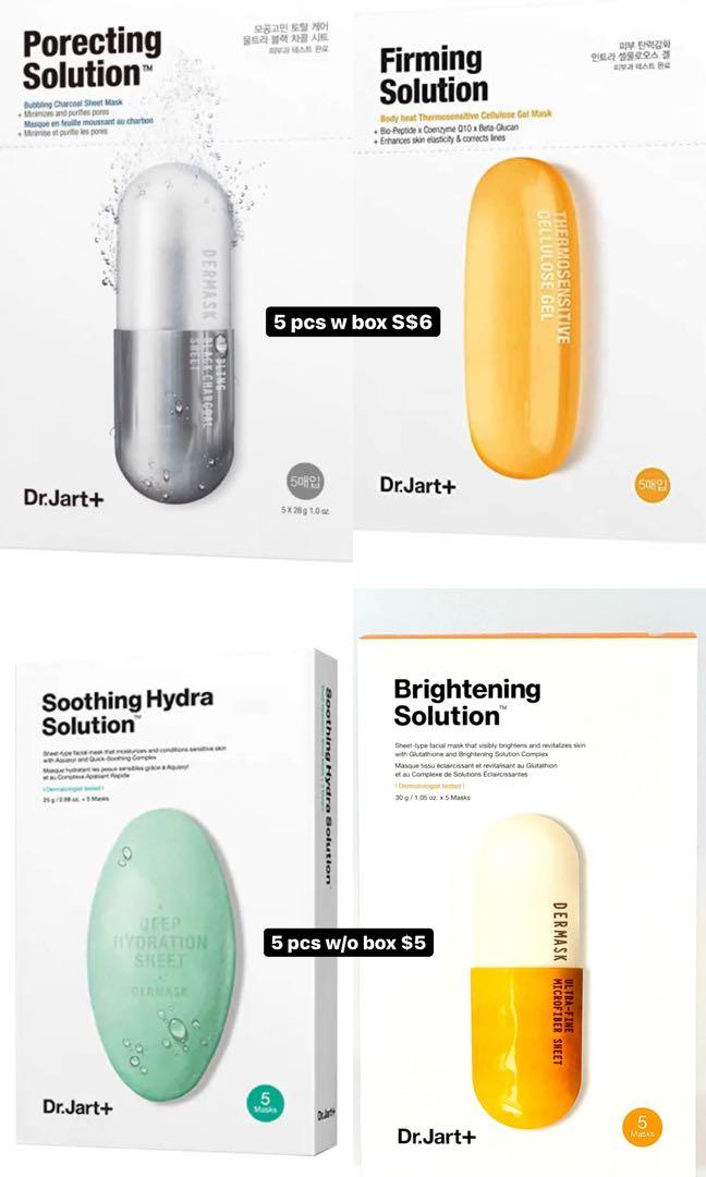Dr Jart+ Masks, Beauty & Personal Care, Face, Face Care on Carousell