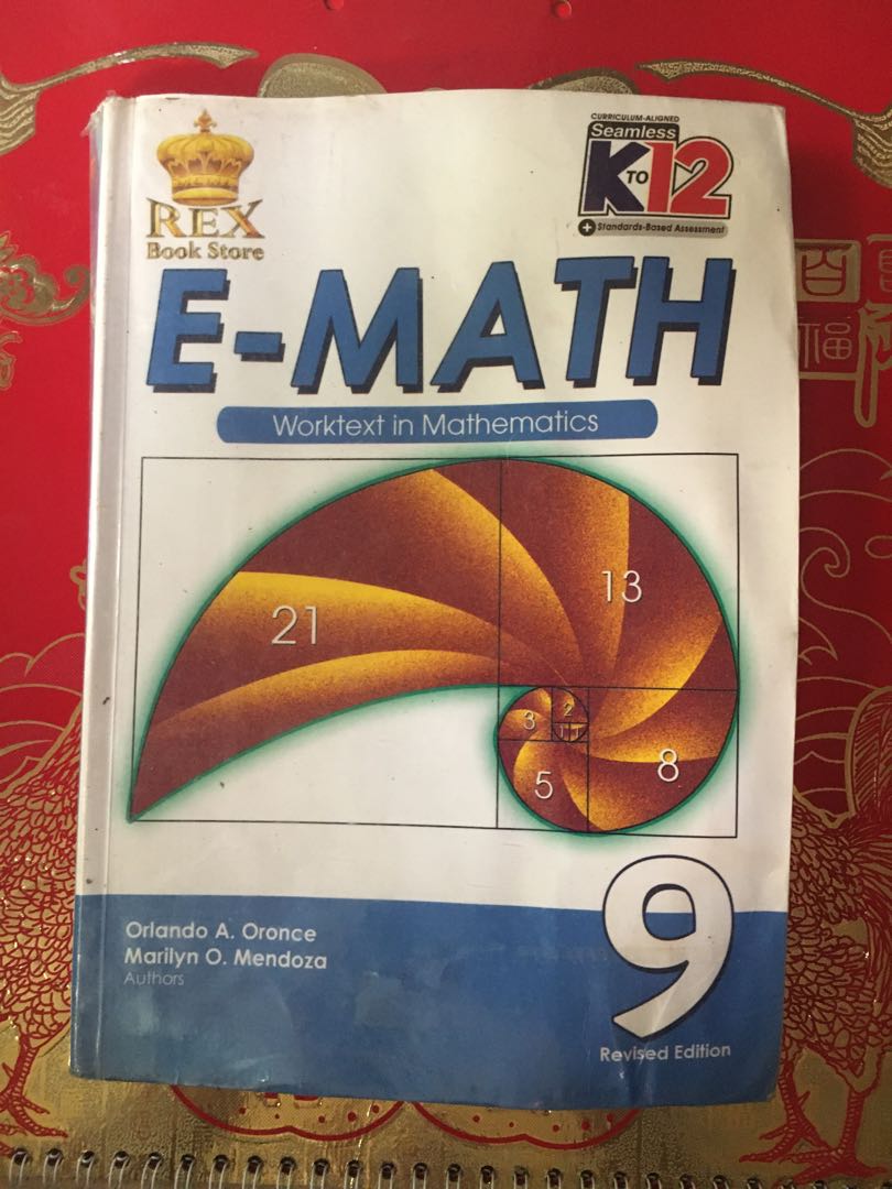 E math book for grade 9, Hobbies & Toys, Books & Magazines, Textbooks ...