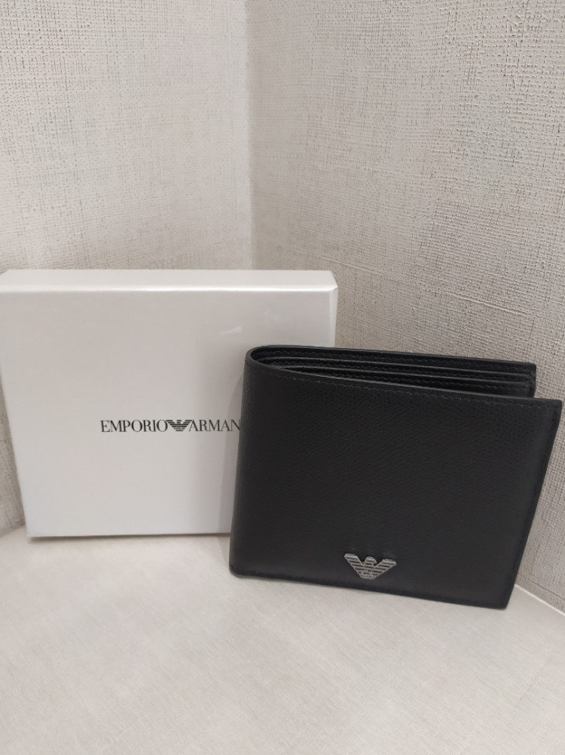 Emporio Armani Men's wallet, Men's Fashion, Watches & Accessories, Wallets  & Card Holders on Carousell