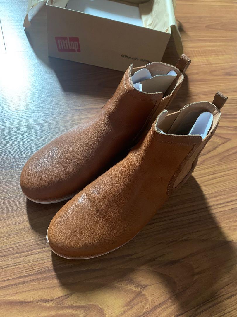 fitflop chai leather chelsea boots