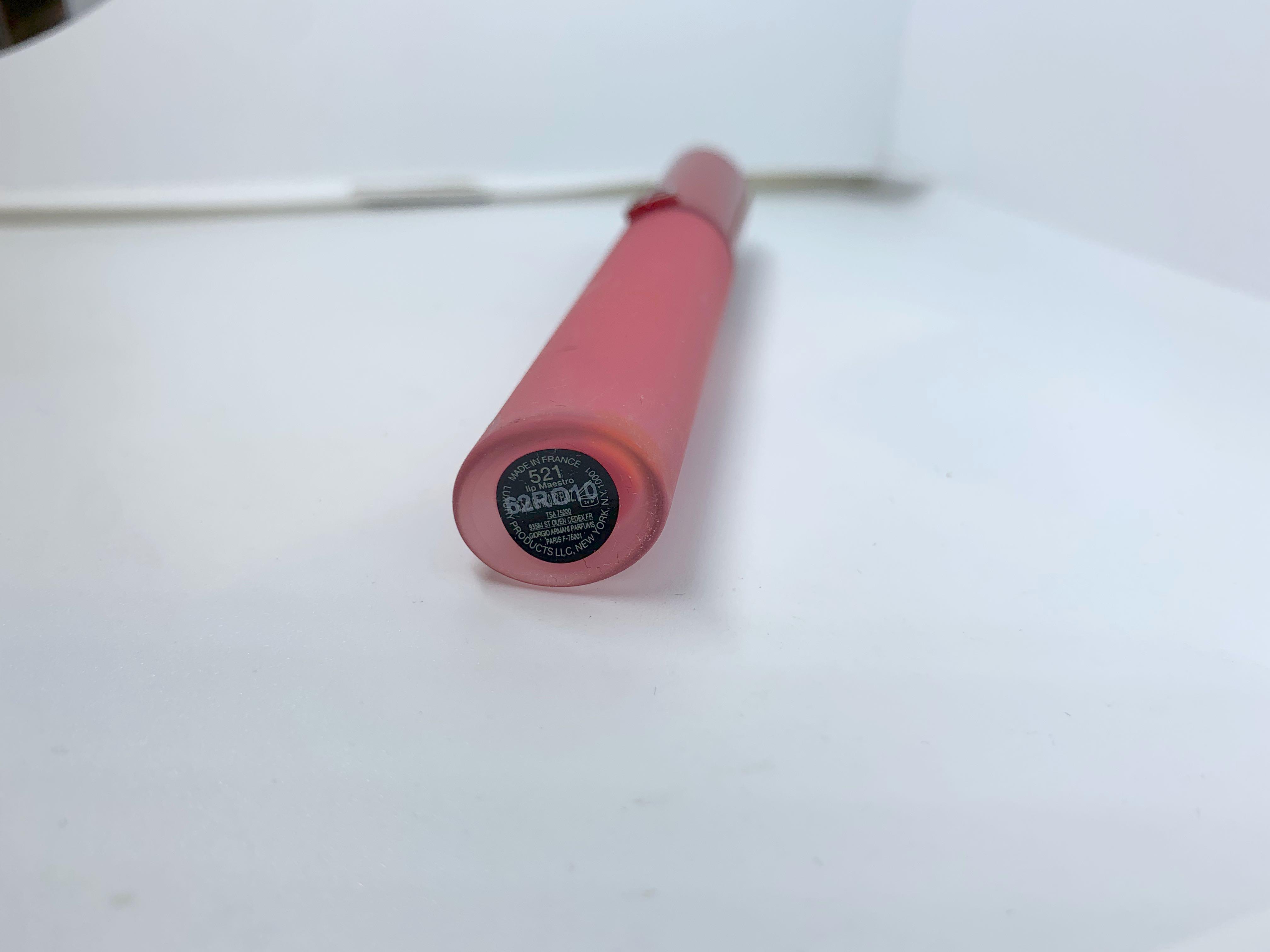Giorgio armani online lip maestro 521