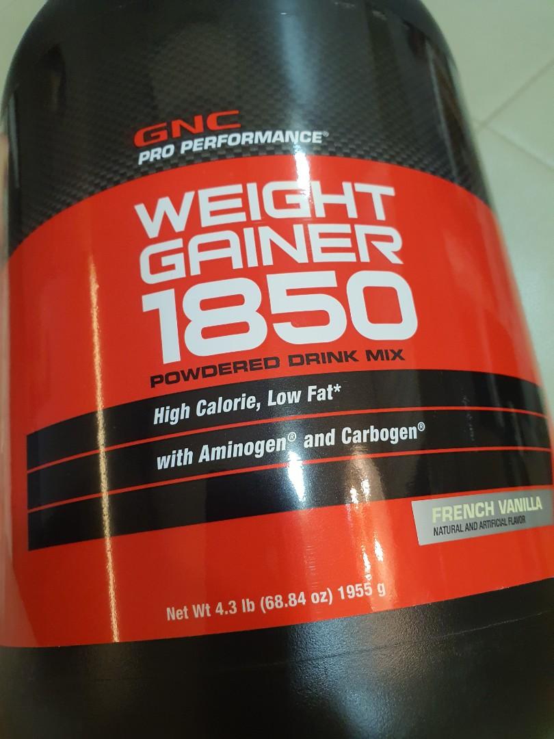 GNC Weight Gainer 1850 Powdered Drink Mix, Food & Drinks, Other Food & Drinks on Carousell
