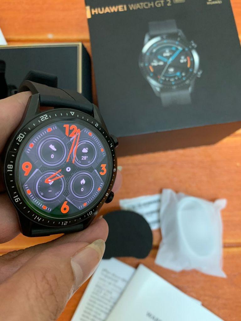 Huawei Watch GT 2 46mm Bekas Garansi Resmi Fullset Mulus