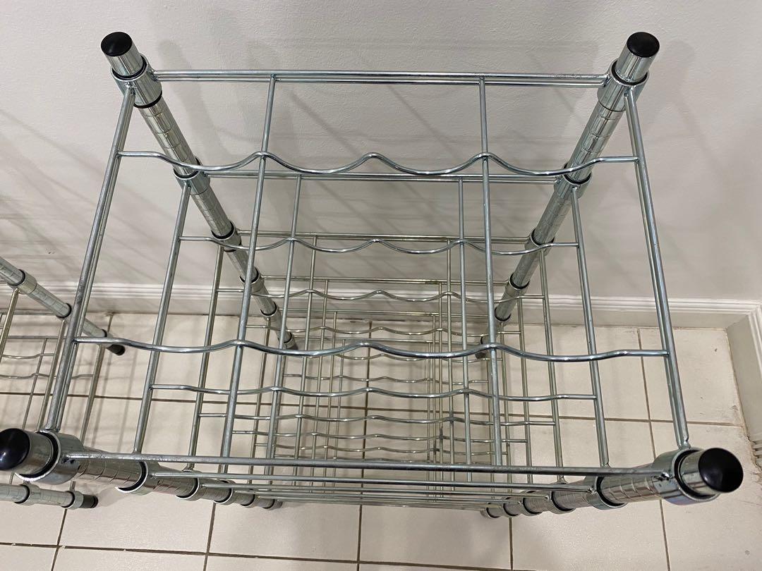 Ikea Omar wine rack, Furniture & Home Living, Home Improvement