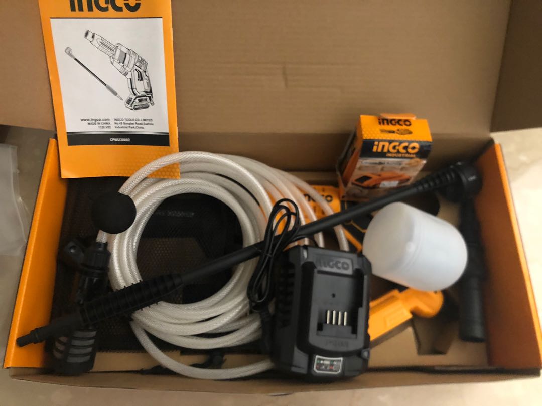 Ingco cordless pressure washer deals