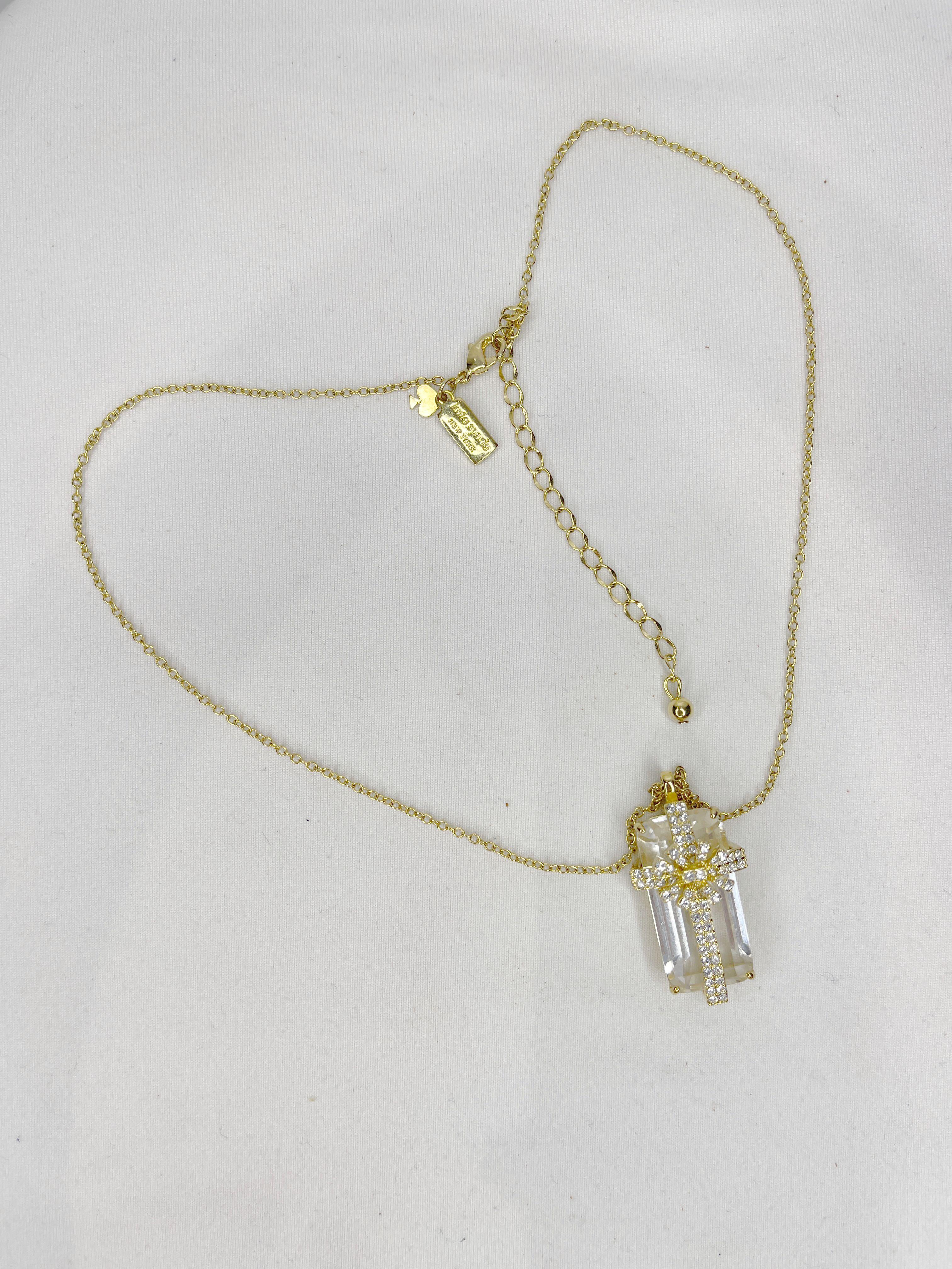 Kate spade crystal discount necklace