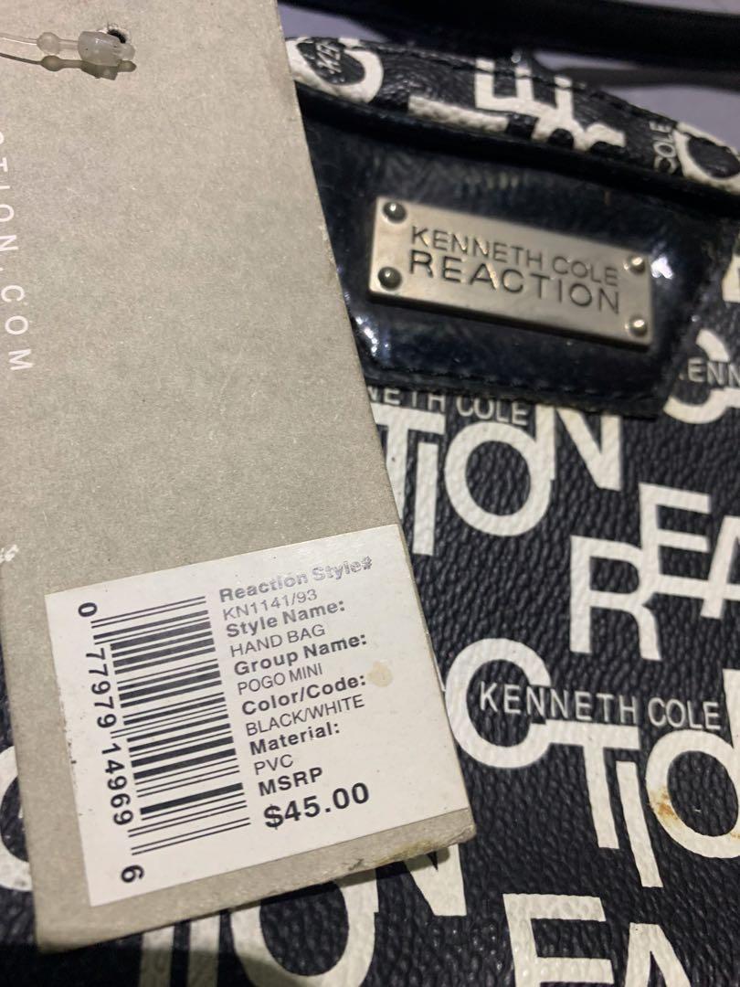 Kenneth Cole Reaction Sling Bag (Category: Cross-body Bags) located in Quezon City. Submitted by raphavilla (Listing ID 1109926813, Image 2). Description: Original Kenneth Cole sling bag Brand new Original price on tag: 45 dollars or around Php 2,000.