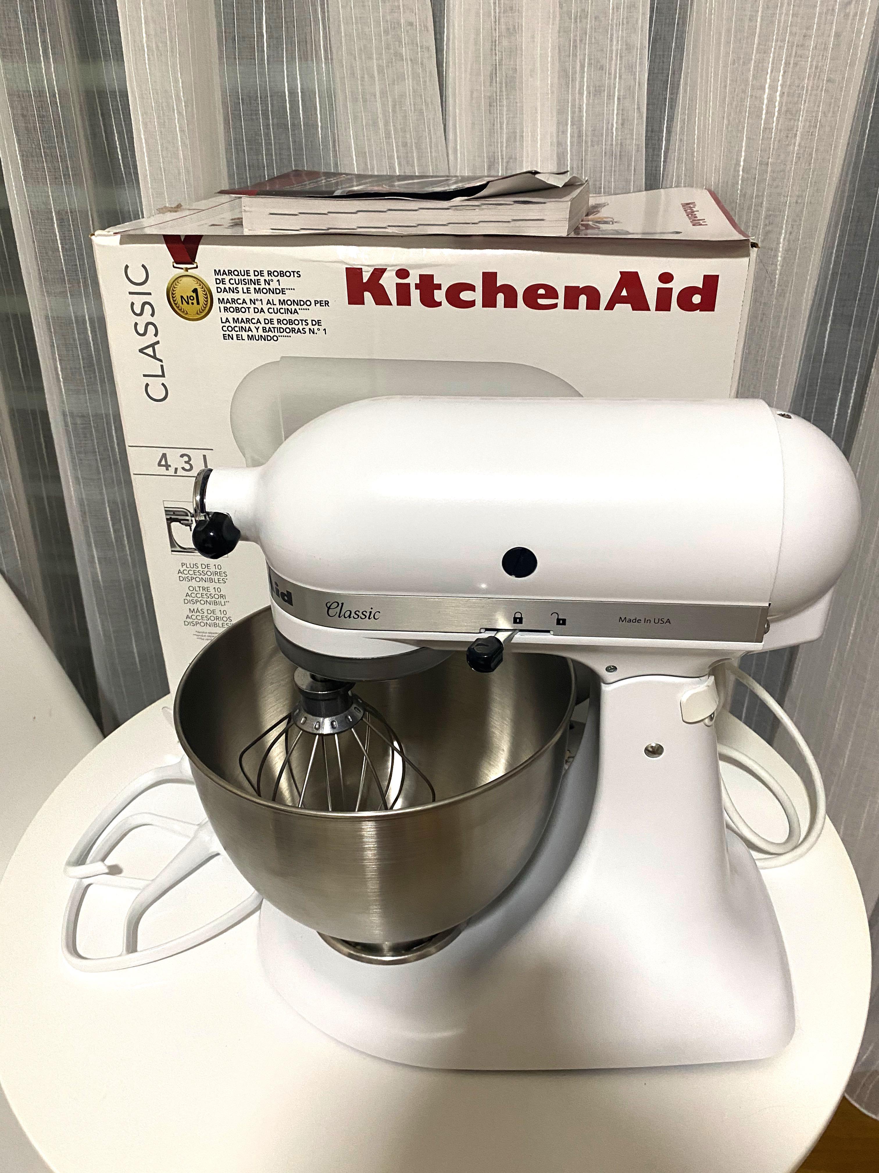 KitchenAid classic 4.3L tilt-head stand TV & Home Kitchen Appliances, Hand & Stand Mixers on Carousell