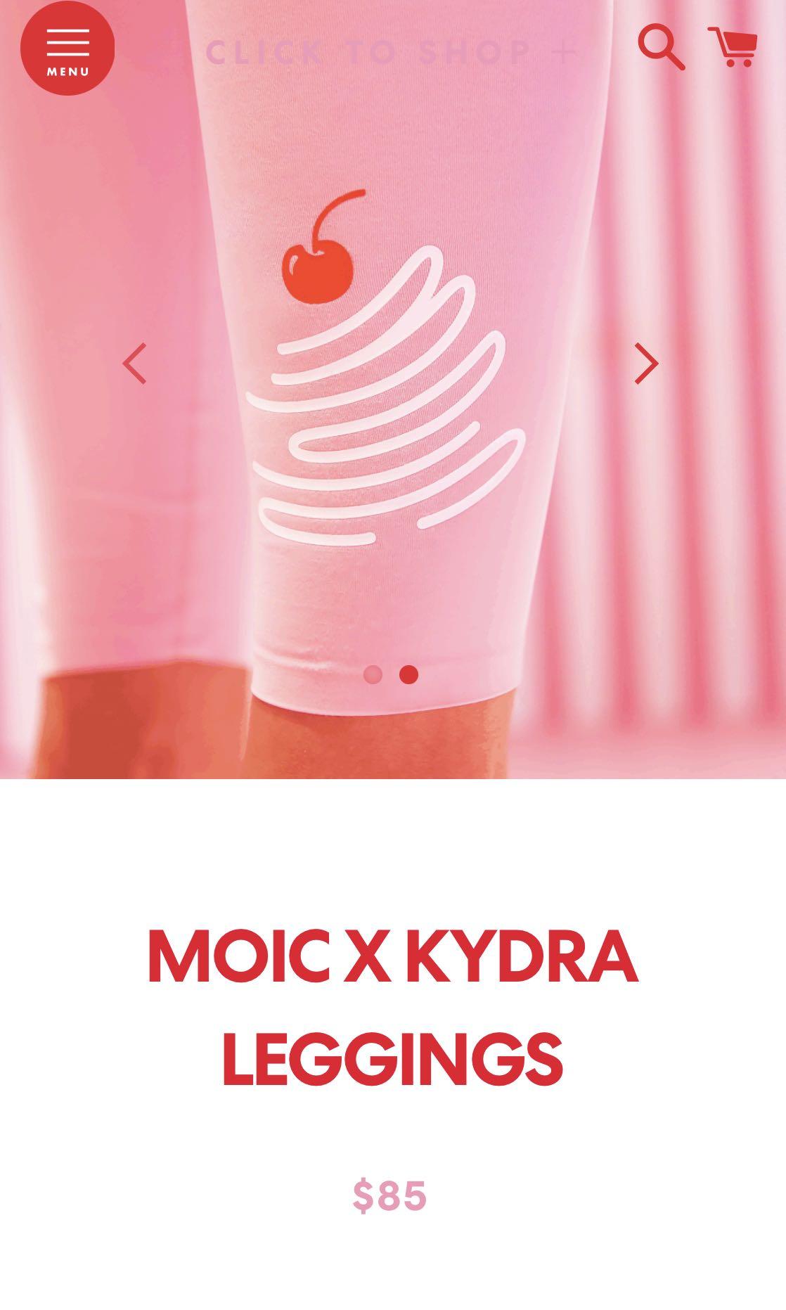 Kydra x Museum of Ice cream collab leggings, Women's Fashion, Activewear on  Carousell