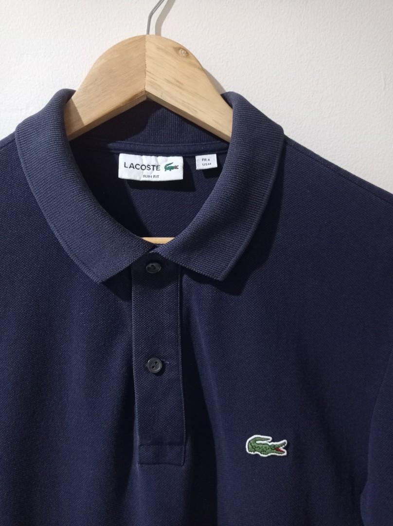 Lacoste Slimfit new tag Men s Fashion Tops Sets Tshirts