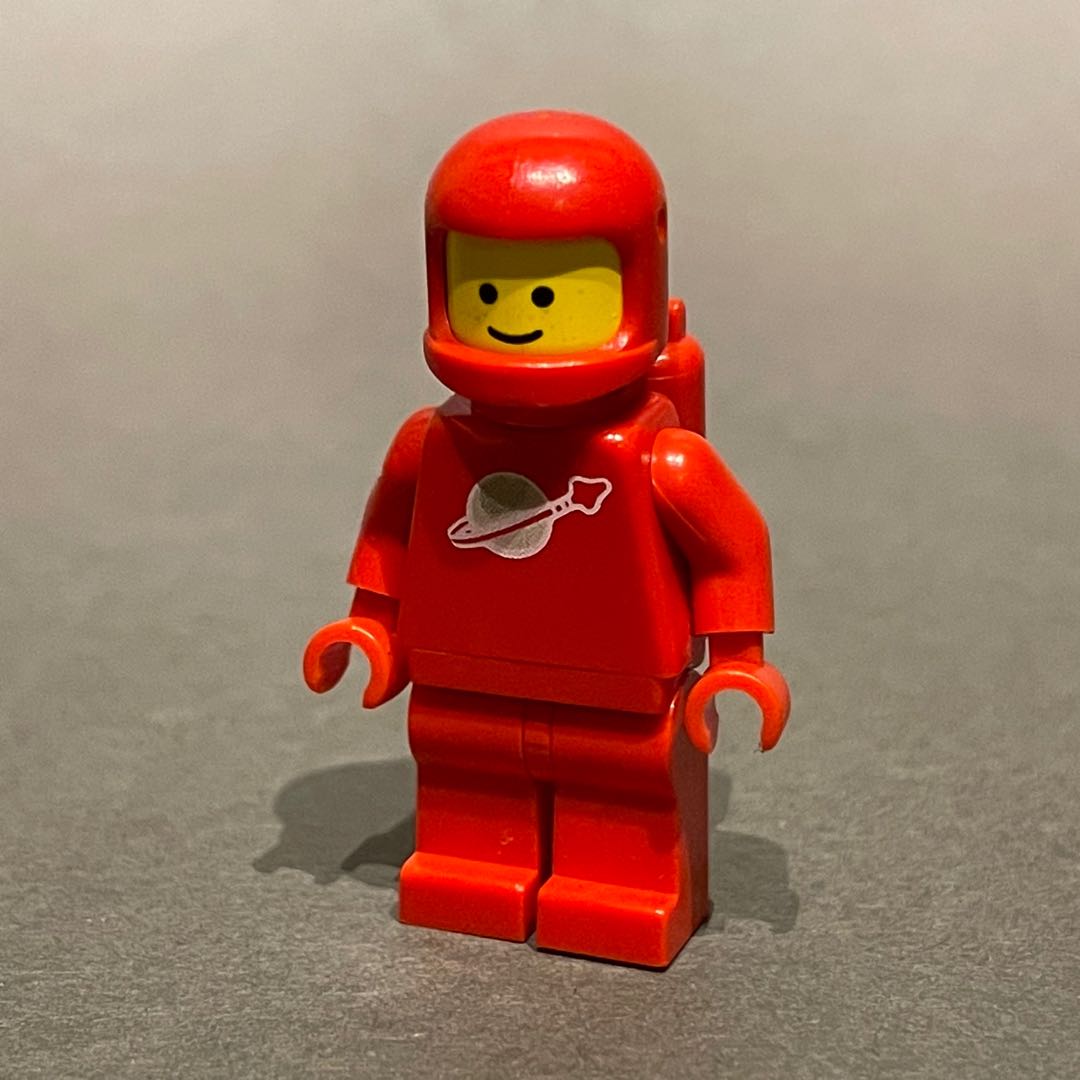 Lego red top spaceman