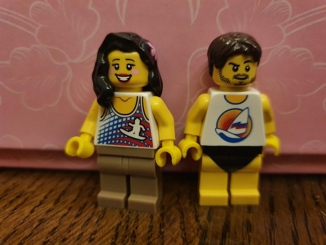 Lego beach minifigures top