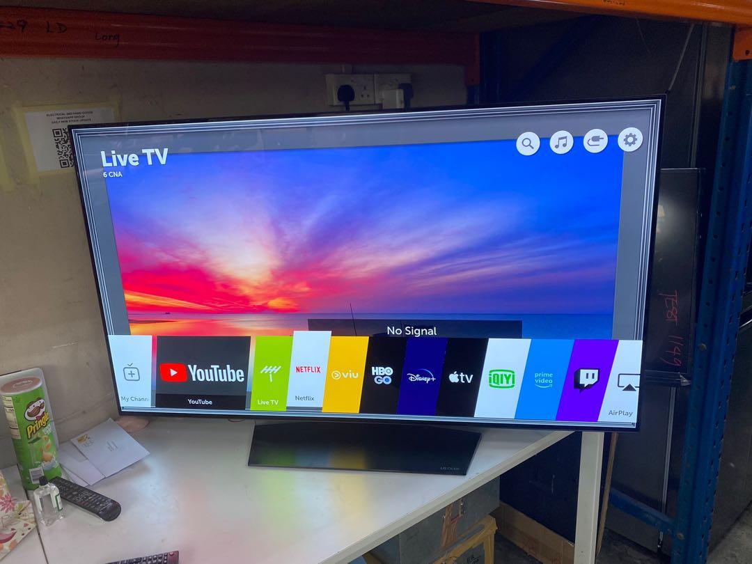 LG 55” OLED 4K Smart TV with Stand, TV & Home Appliances, TV