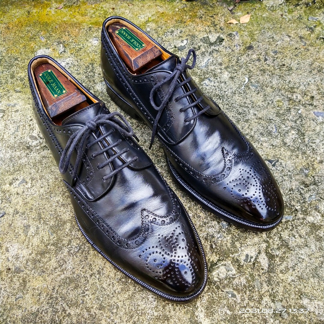 Magnanni Wingtip Derby Brogue Black 