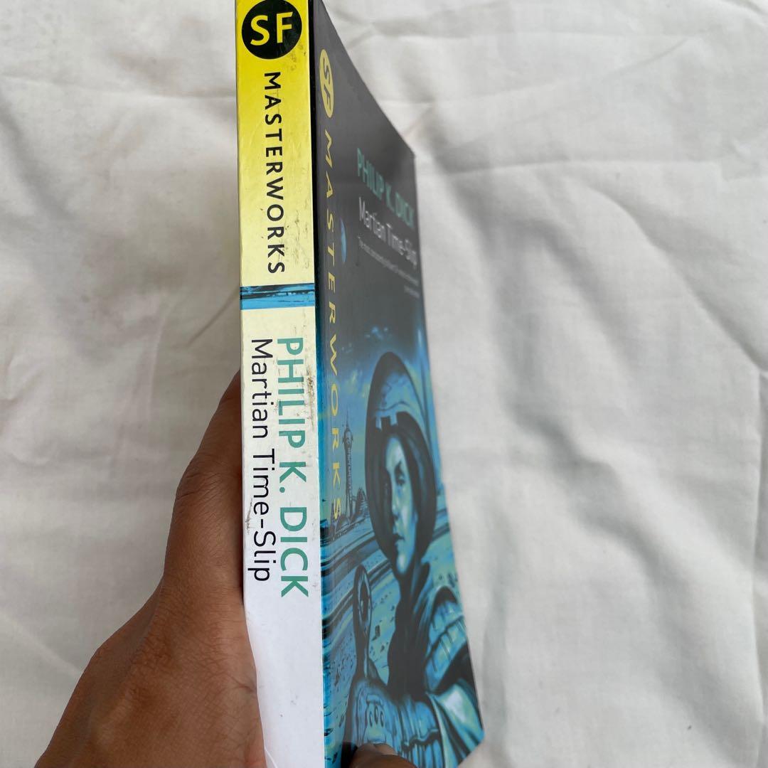 Martian Time-Slip by Philip K. Dick (Category: Storybooks) located in Cavite. Submitted by freddaruth (Listing ID 1109940596, Image 3). Description: https://www.amazon.com/Martian-Time-Slip-Millennium-SF-Masterworks/dp/185798837X/https://www.goodreads.com/book/show/697251.Martian_Time_Slip Publisher ‏ : ‎ Orion Pub Co; New Ed edition (July 1, 1999) Language ‏ : ‎ English Paperback ‏ : ‎ 240 pages Item Weight ‏ : ‎ 7.6 ounces Dimensions ‏ : ‎ 5.24