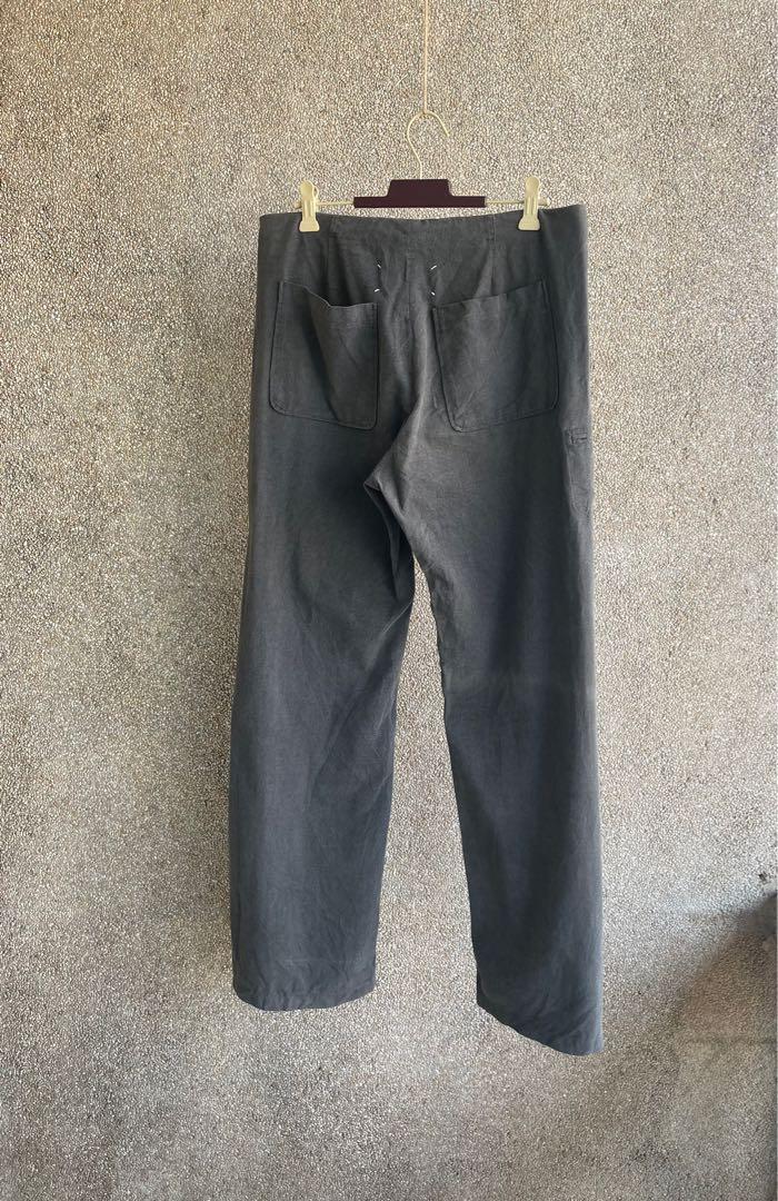 martin margiela 'no waistband' pants fw 