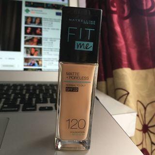 Maybelline Fit Me Foundation Matte & Poreless 120