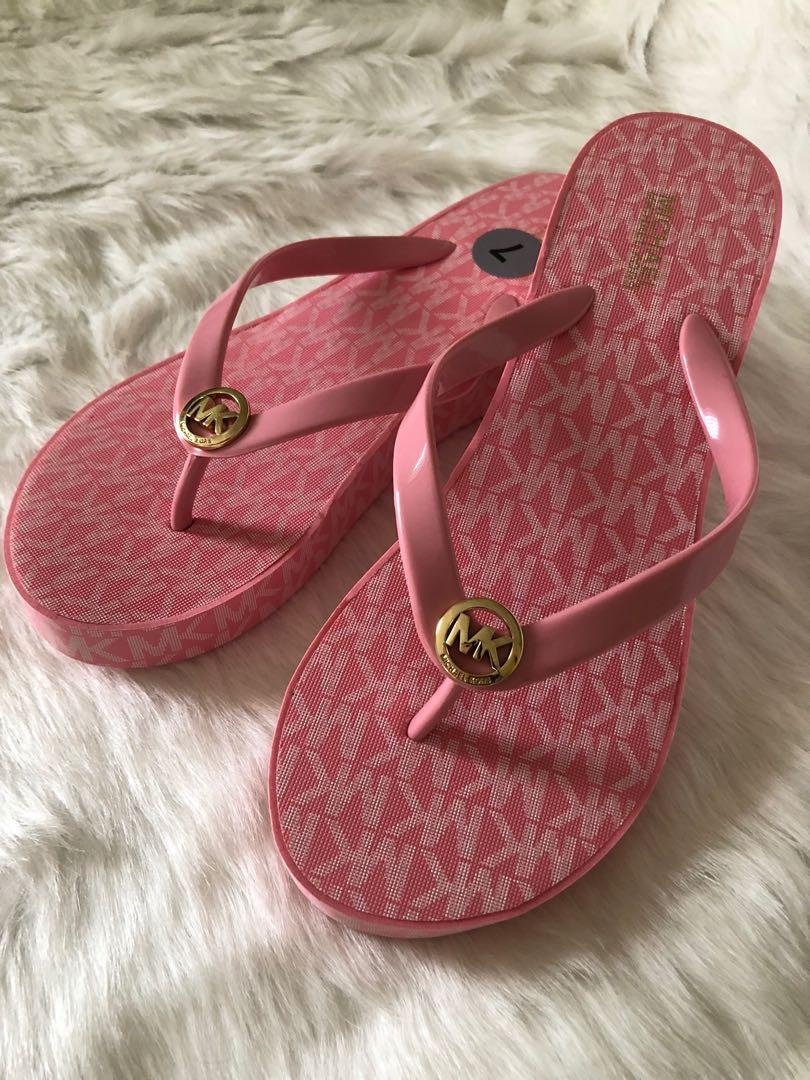 michael kors wedge slippers
