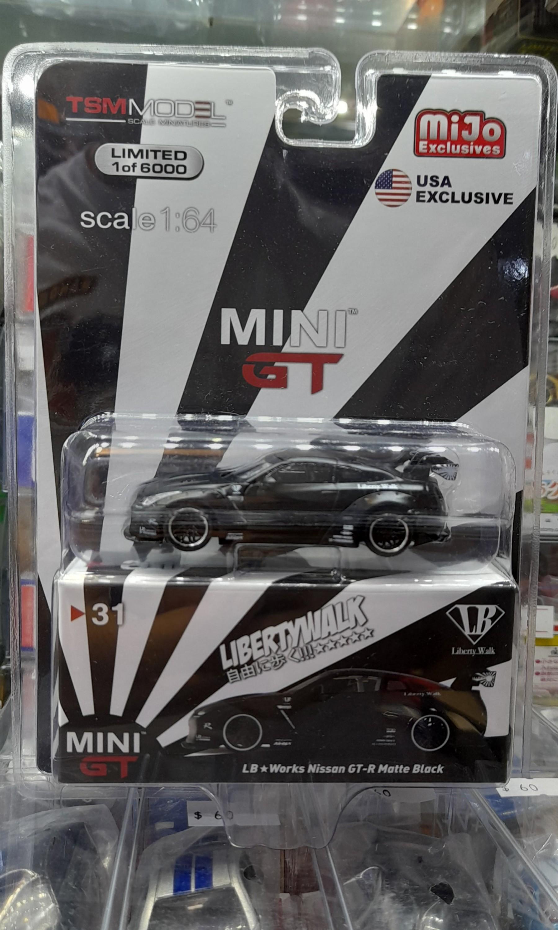 希少！！MINI GT LBWK Nissan GT-R Black 75 Truescale Miniatures Mini GT 1:64 LB-Silhouette Works GT