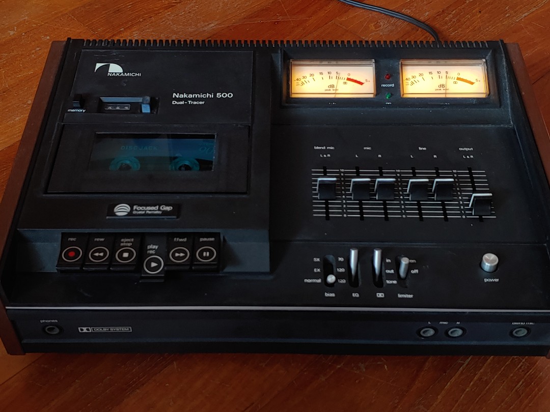 Nakamichi 500 Dual-Tracer Cassette Deck Player Recorder, Audio, Other ...