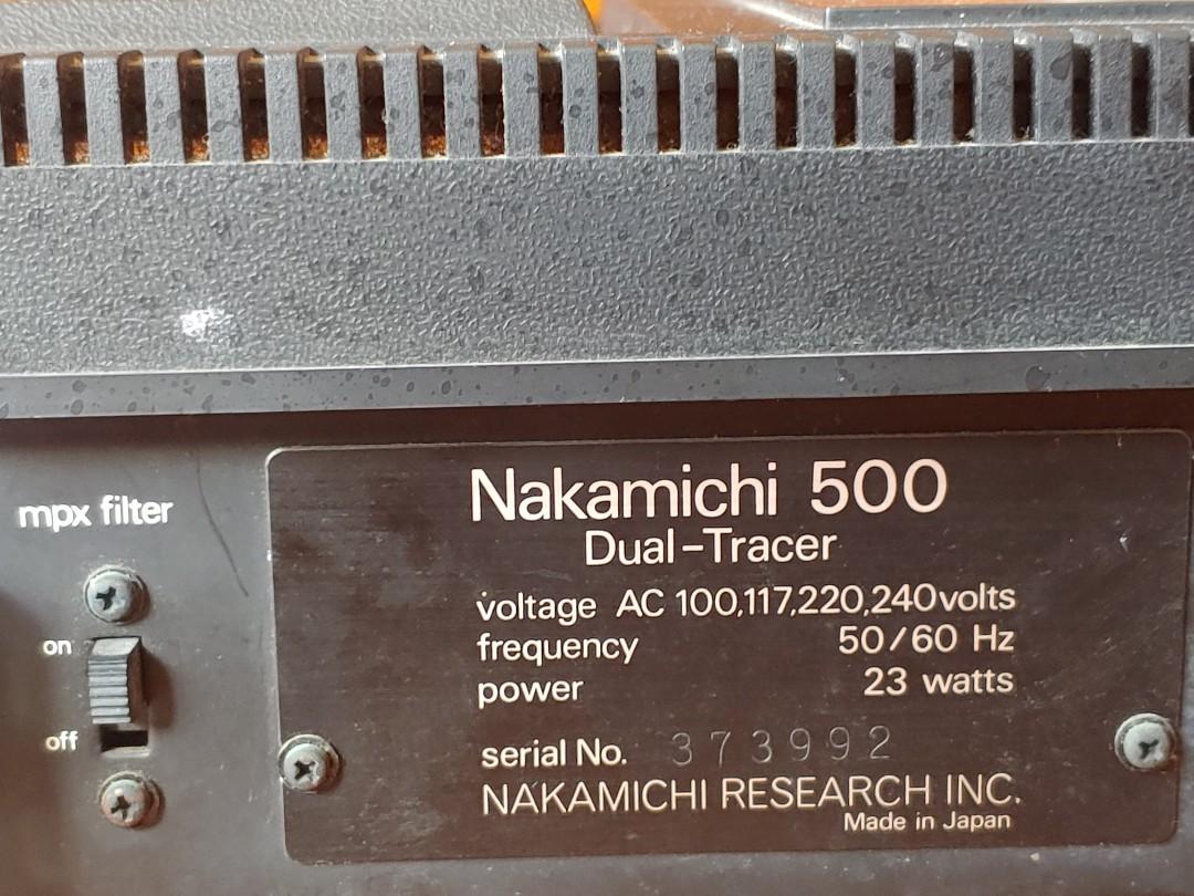 Nakamichi 500 Dual-Tracer Cassette Deck Player Recorder, Audio, Other ...