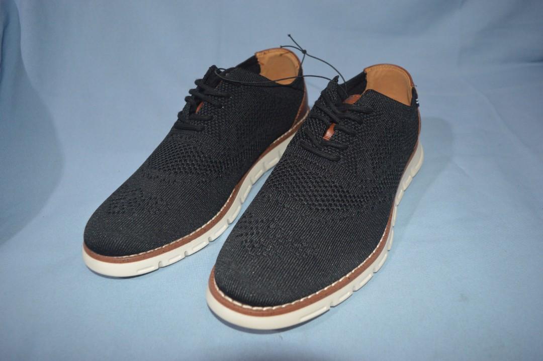 Nautica Men's Knit Oxford Shoe (black 