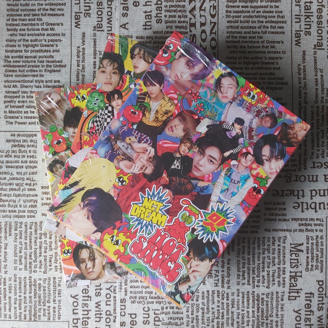 NCT Dream Unsealed Hot Sauce Photobook Version Crazy Boring Chilling