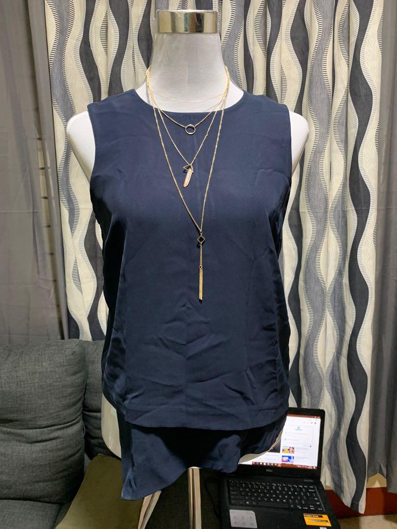 Next Navy Blue Blouse, Women's Fashion