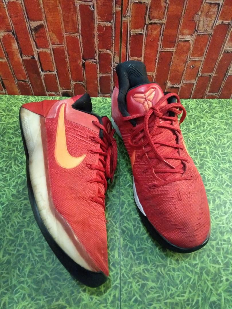 Nike kobe A.D. university red, Fesyen Pria, Sepatu , Sneakers di Carousell