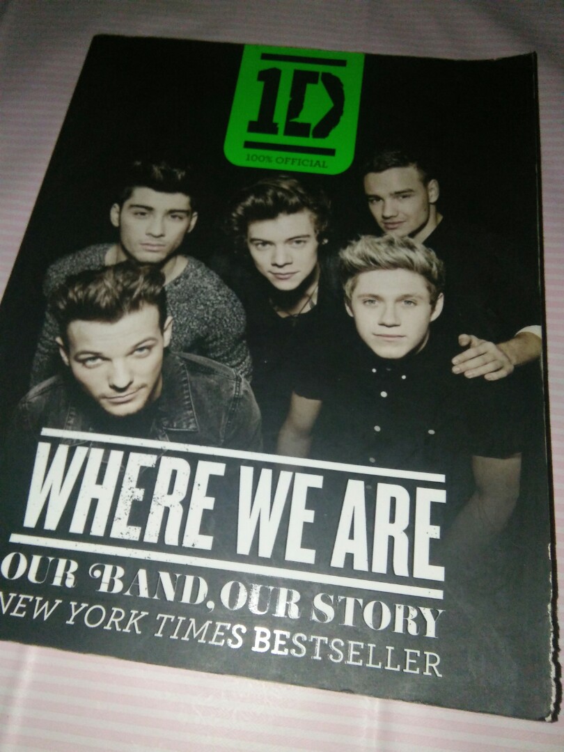 one direction where we are book cover