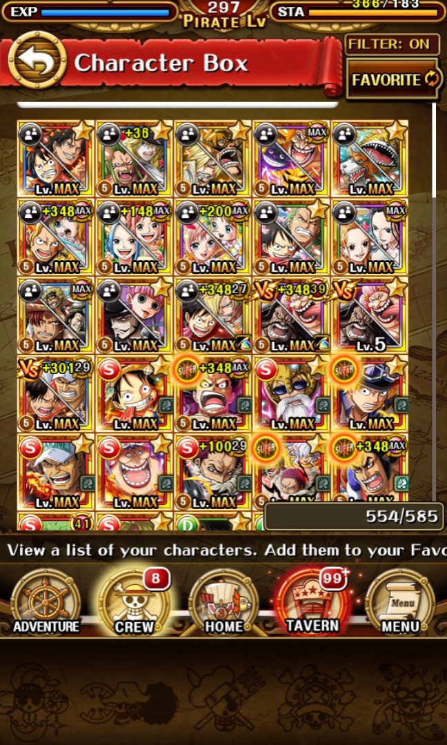 One Piece Treasure Cruise Account, Video Gaming, Video Games, Others on Carousell