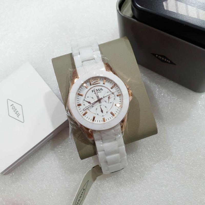 Original 100 Fossil Watch Woman White Ce1006 Fesyen Wanita Jam Tangan di Carousell
