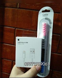 Original Apple lightning Cable with FREE CABLE PROTECTOR