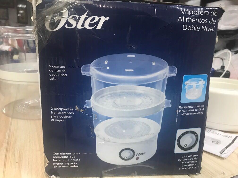 Oster Food Steamer (Category: Other Kitchen Appliances) located in Pasay City. Submitted by meostore (Listing ID 1109871558, Image 3). Description: 😃😁 PLEASE READ CAREFULLY 🛒 ✅ Good Condition ✅ 110V AND NEEDS STEP DOWN TRANSFORMER (SEE PICTURE FOR WATTAGE) ✅ US QUALITY AND BRAND ✅ WITH BOX ✅ NO ISSUE UNLESS STATED IN THE POST ‼️ PM FOR MORE DETAILS ‼️.