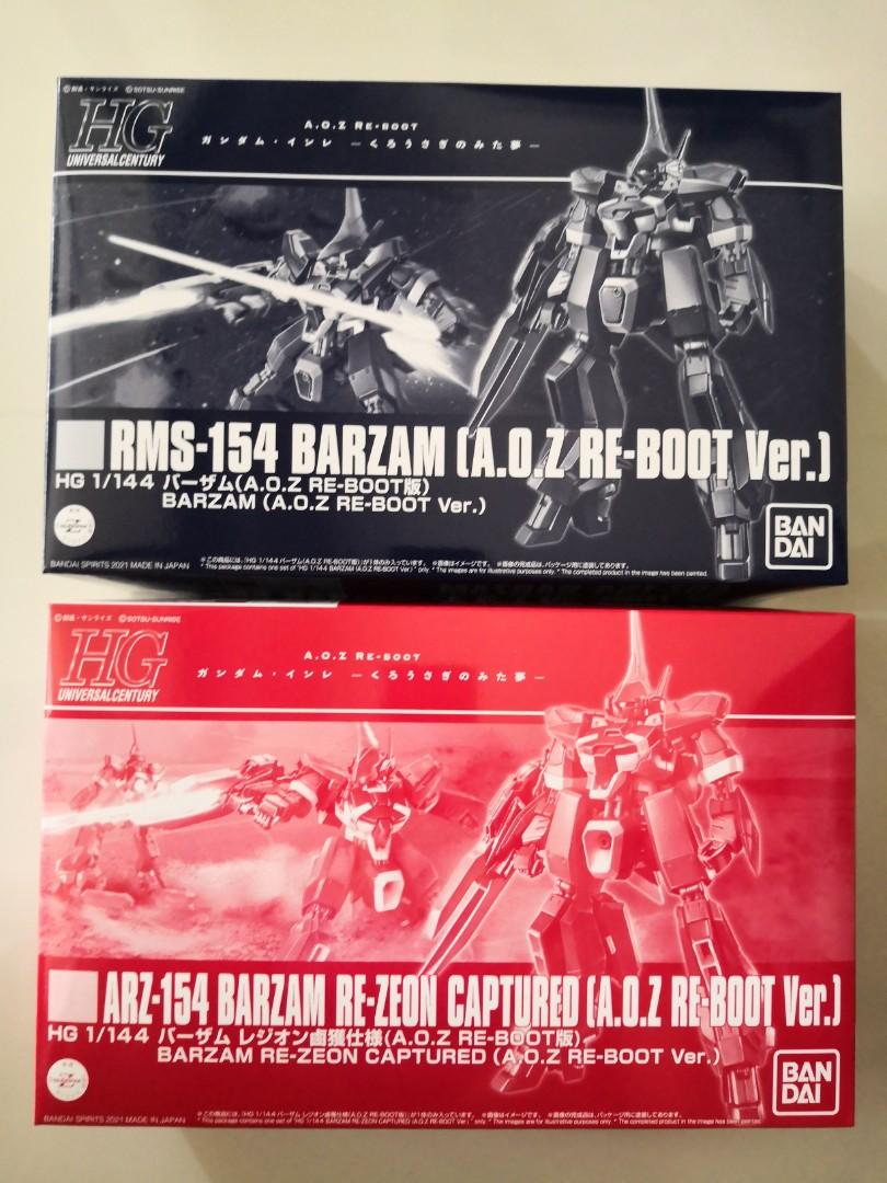 Pbandai Barzam RMS-154  ARZ-154 AOZ Re-Boot ver Bandai, Hobbies & Toys,  Toys & Games on Carousell