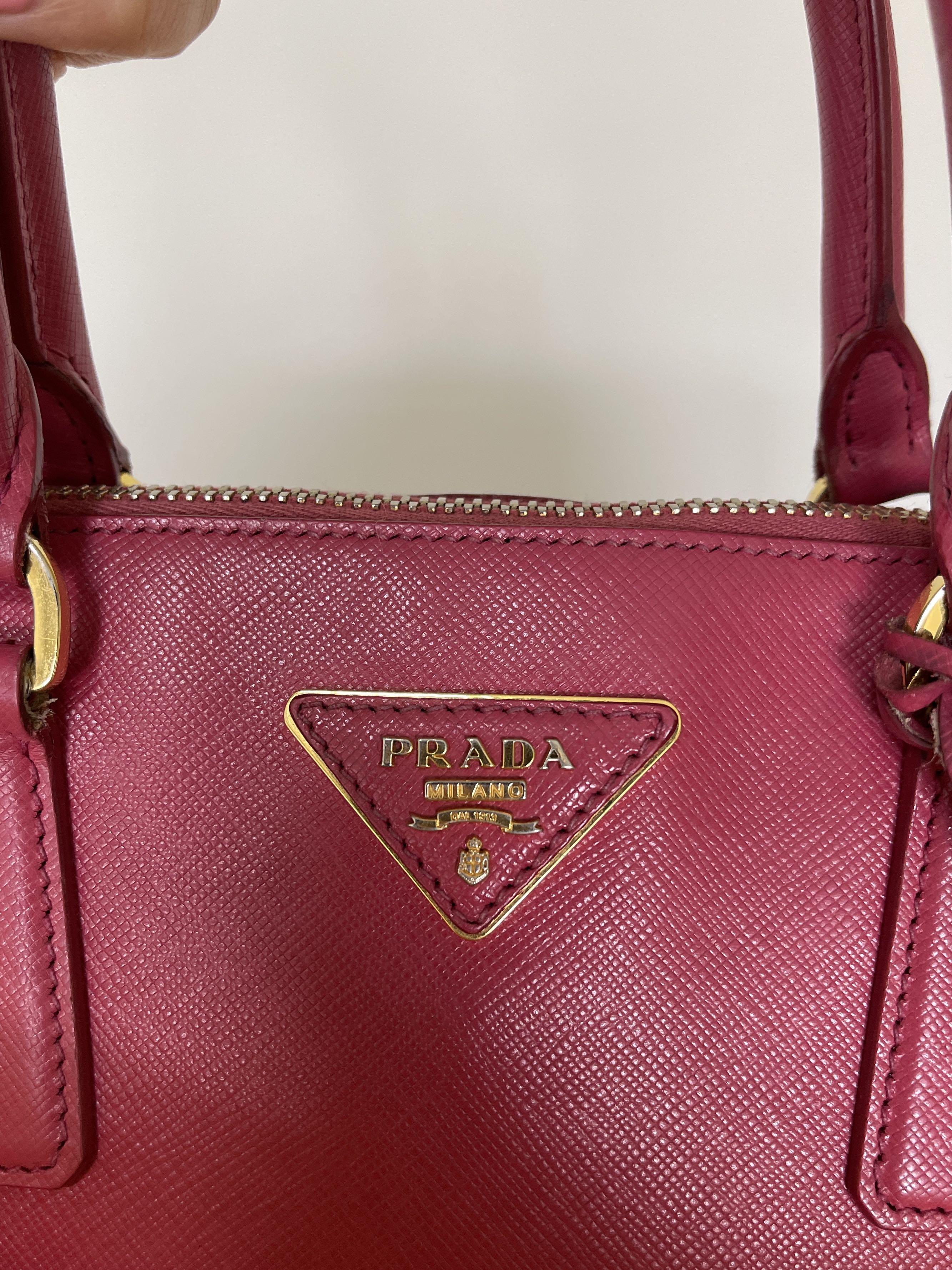 Prada Saffiano 2 way bag, Luxury, Bags & Wallets on Carousell