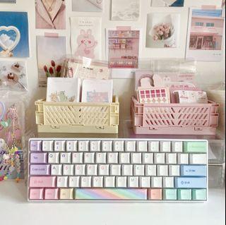 Rainbow Pastel Keycaps