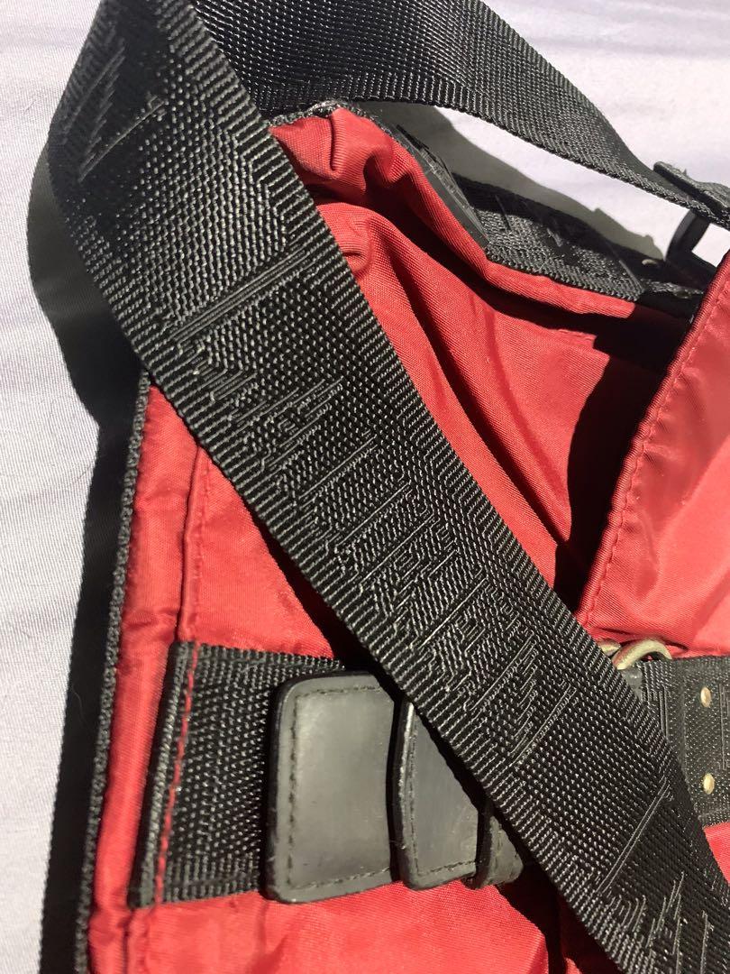 Ralph Lauren Shoulder Bag (Category: Shoulder Bags) located in Quezon City. Submitted by raphavilla (Listing ID 1109925612, Image 2). Description: RL red nylon shoulder bag No other issue aside from slight rusting shown in picture.