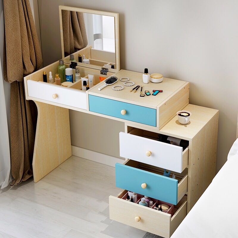 Dressing table with fold up mirror on sale