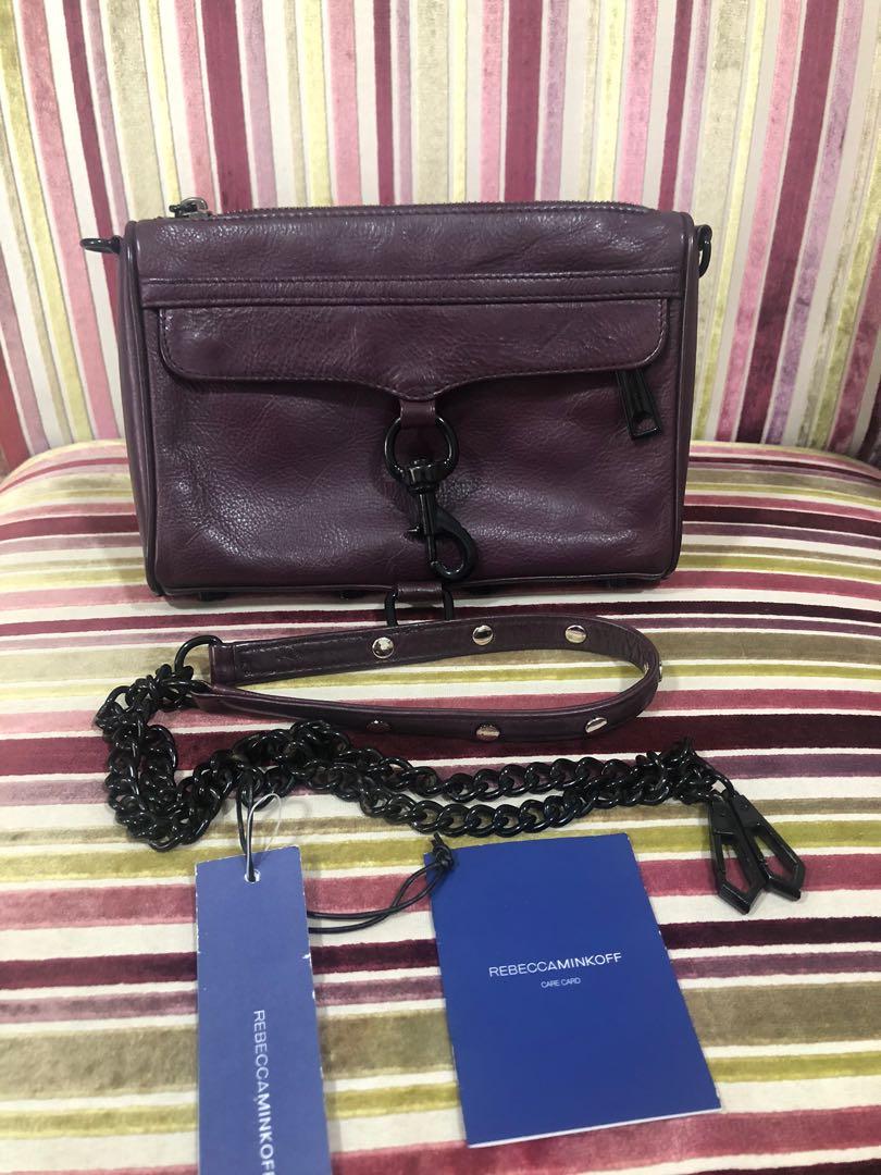 Rebecca Minkoff Purple sling bag Authentic