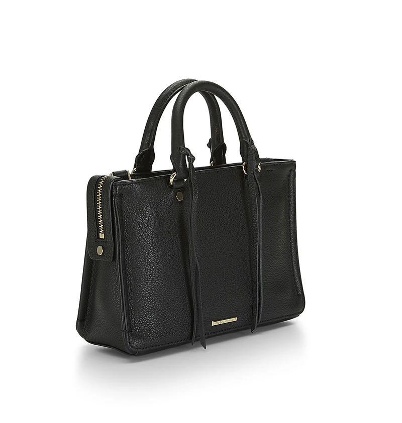 Rebecca minkoff micro hot sale regan satchel black
