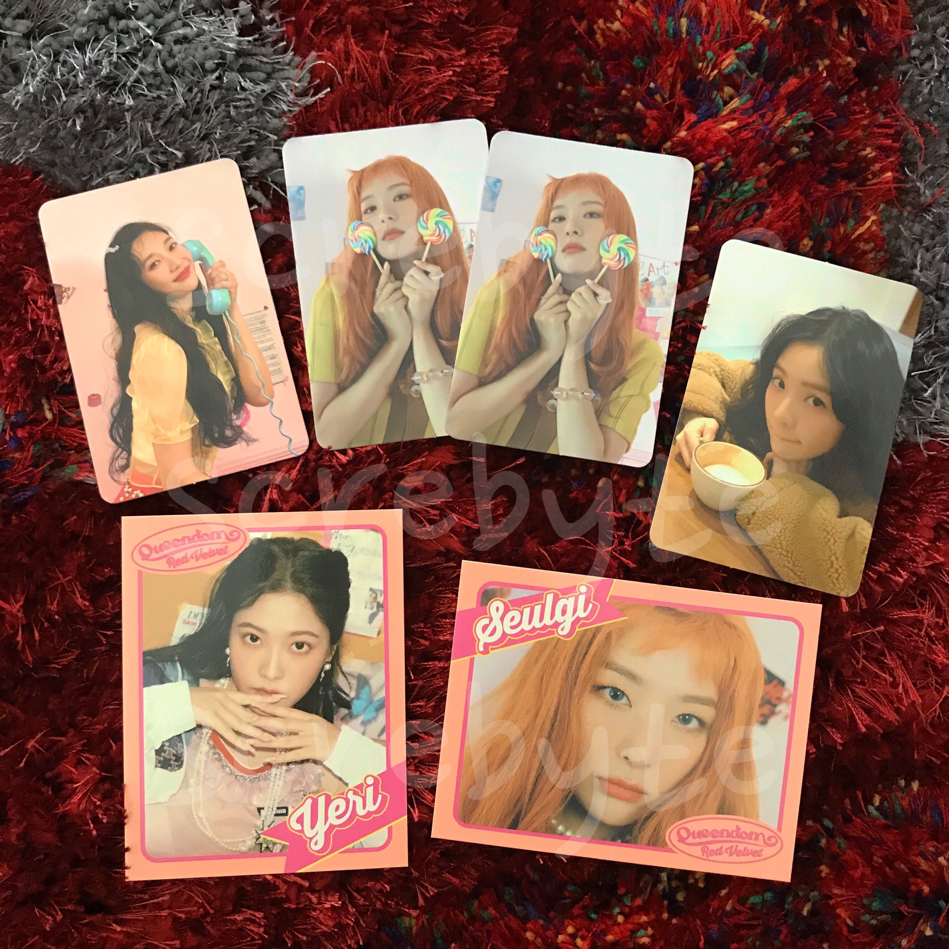 Red Velvet Queendom Queens Girls Version Photocard Special Card Irene 